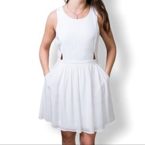 Boundary & Co Casey‎ silk fit and flare dress XS